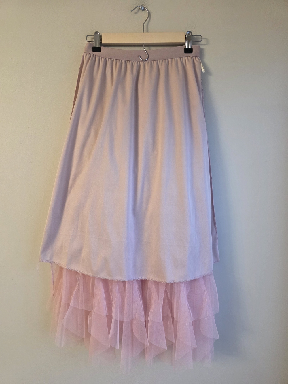 ✨ Anthropologie Style Tiered Ruffle Tulle Midi Skirt ✨ - Picture 7 of 7